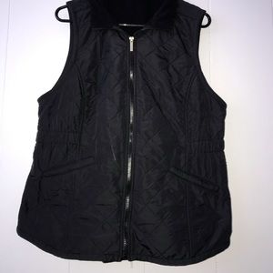 Black warm vests